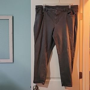 Maurices Plus size 22w short gray jeggings